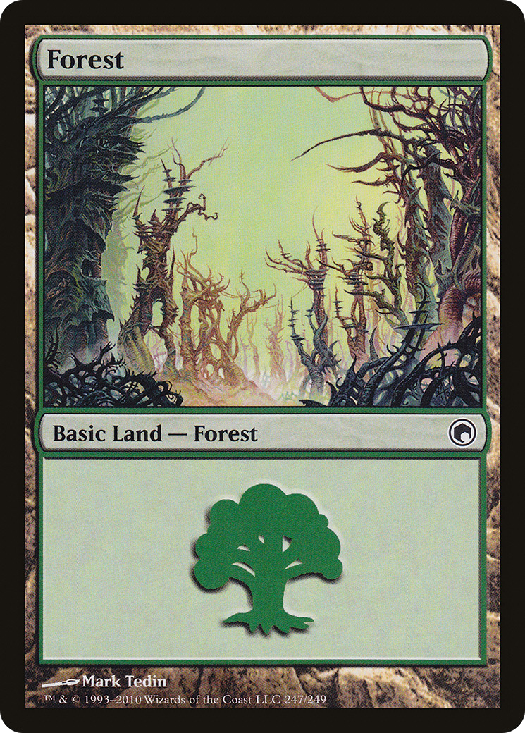 Image of Forest (247) [Scars of Mirrodin]