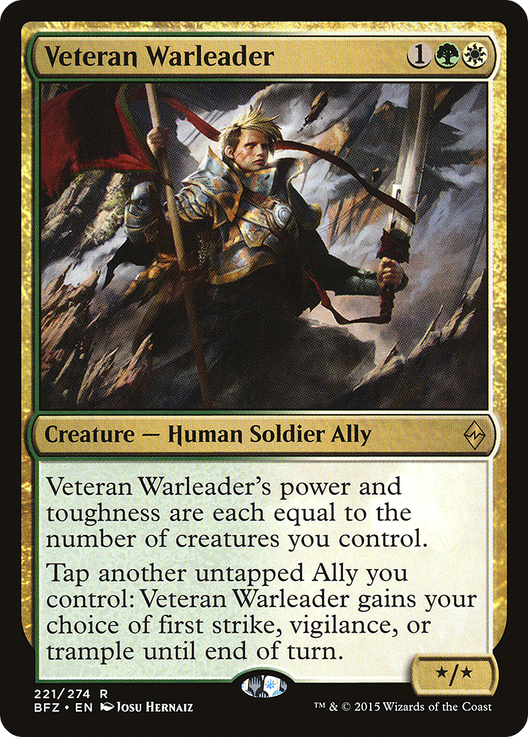 Image of Veteran Warleader [Battle for Zendikar]