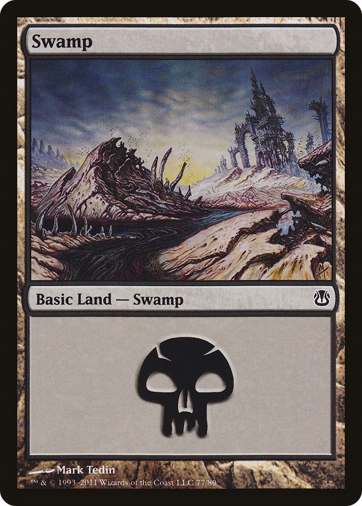 Image of Swamp (77) [Duel Decks: Ajani vs. Nicol Bolas]
