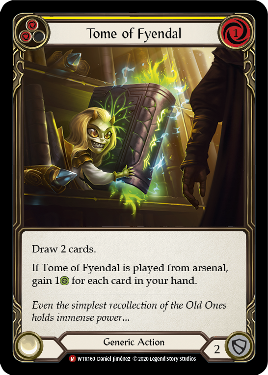 Image of Tome of Fyendal [U-WTR160] (Welcome to Rathe Unlimited)  Unlimited Rainbow Foil