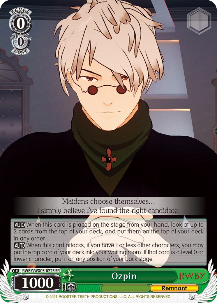 Image of Ozpin (RWBY/WX03-022S SR) [RWBY]