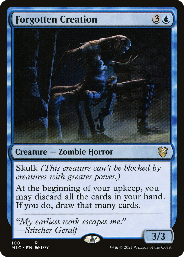 Image of Forgotten Creation [Innistrad: Midnight Hunt Commander]