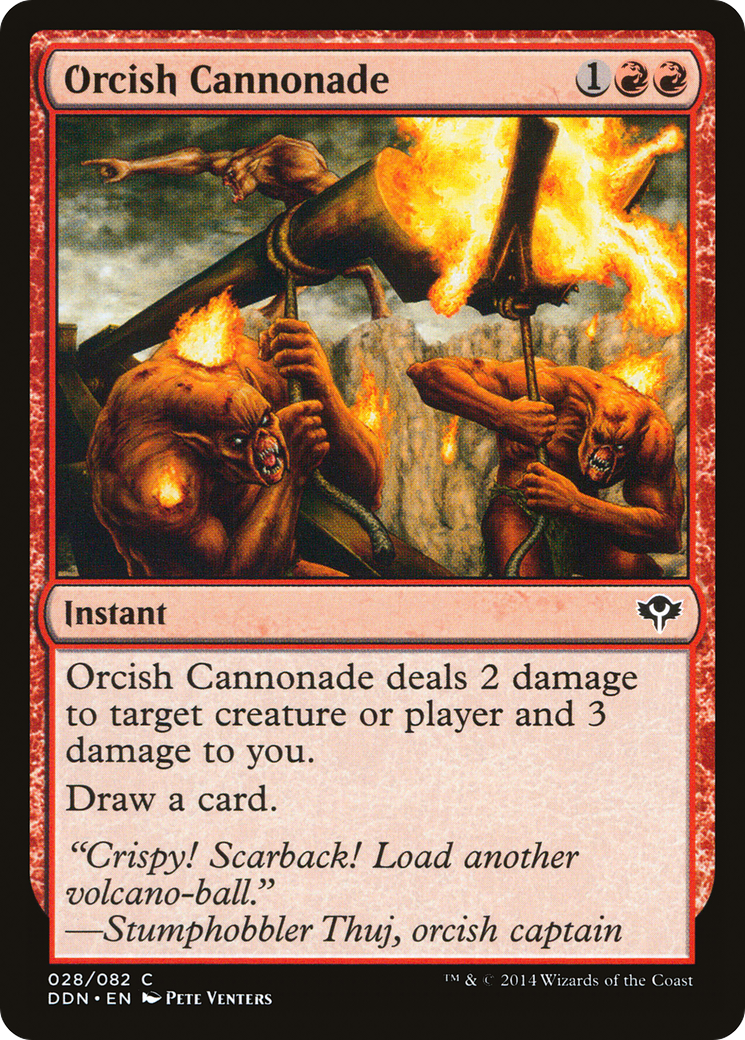Image of Orcish Cannonade [Duel Decks: Speed vs. Cunning]