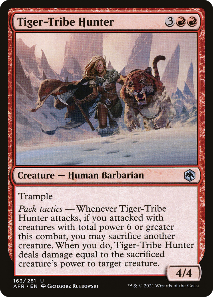 Image of Tiger-Tribe Hunter [Dungeons & Dragons: Adventures in the Forgotten Realms]