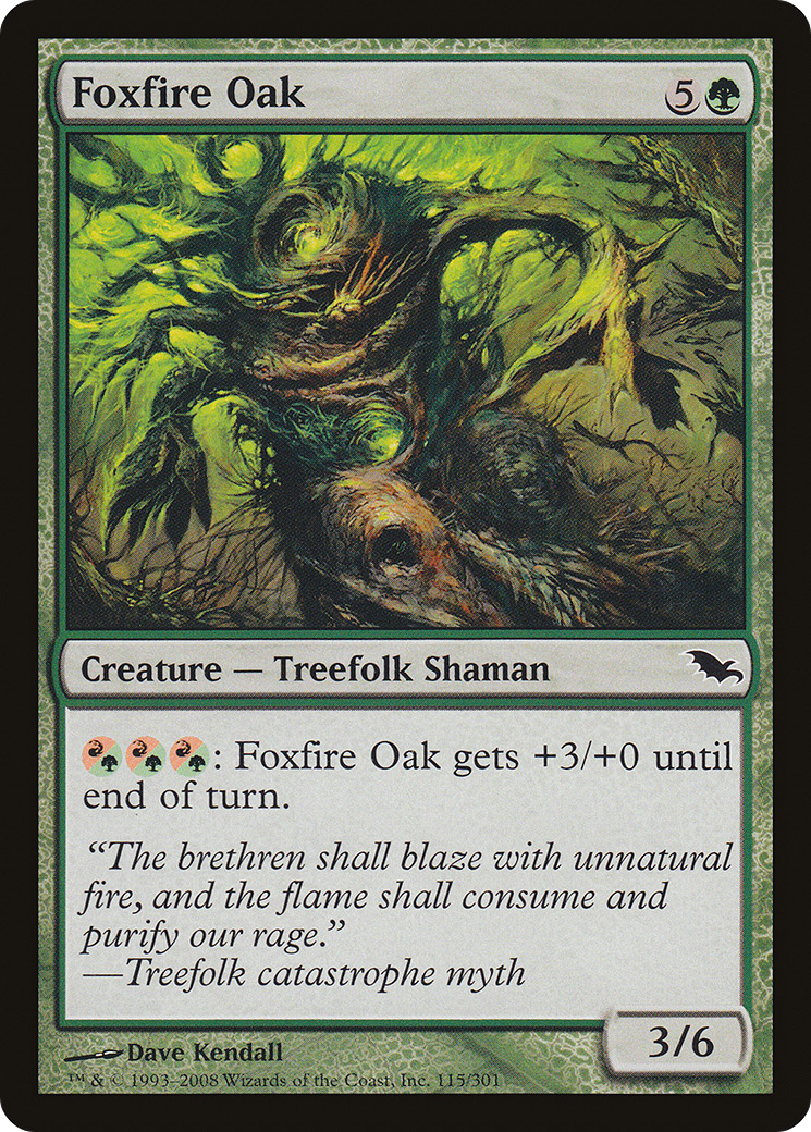 Image of Foxfire Oak [Shadowmoor]