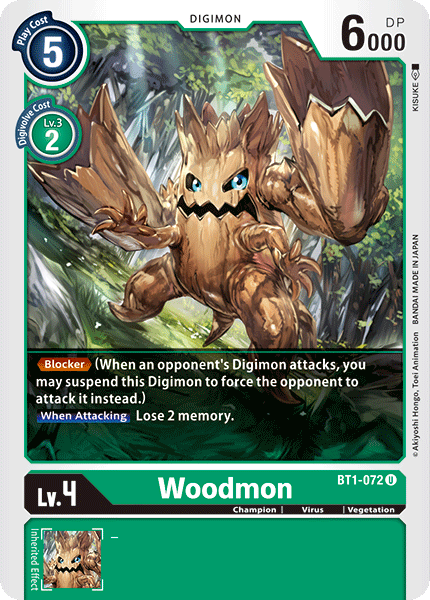 Image of Woodmon [BT1-072] [Release Special Booster Ver.1.0]