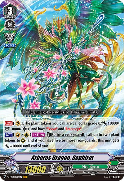Image of Arboros Dragon, Sephirot (V-EB10/003EN) [The Mysterious Fortune]