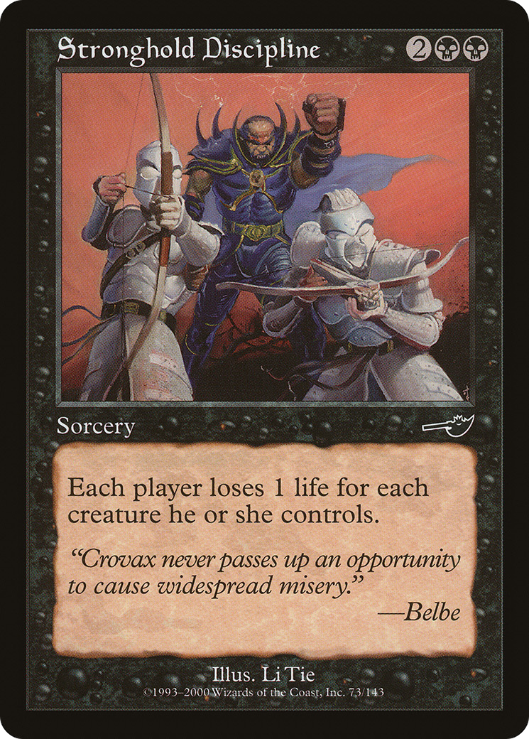 Image of Stronghold Discipline [Nemesis]