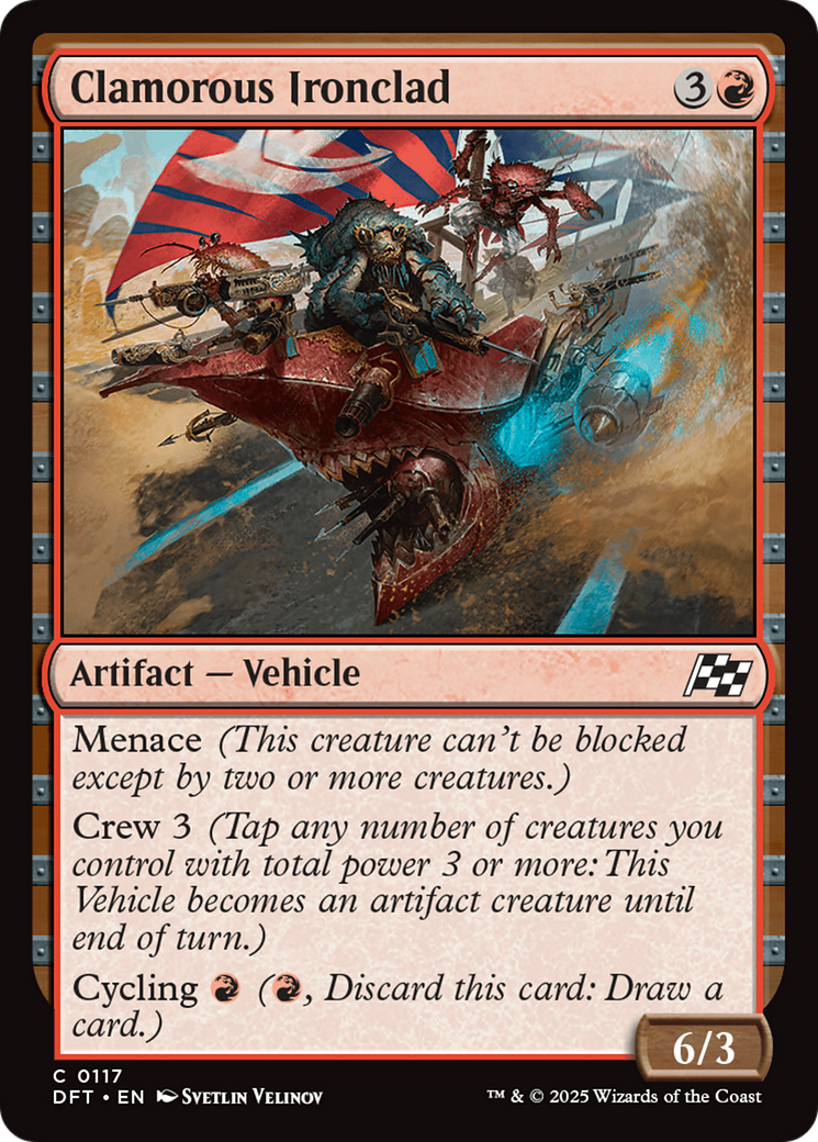 Image of Clamorous Ironclad [Aetherdrift]