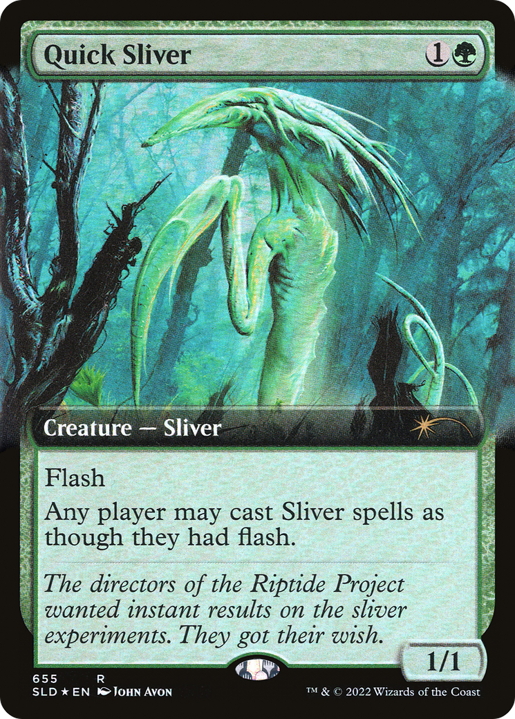Image of Quick Sliver (Extended Art) [Secret Lair Drop Promos]