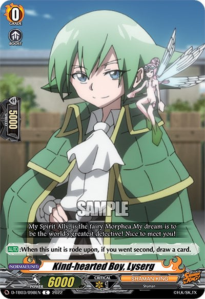 Image of Kind-hearted Boy, Lyserg (D-TB03/098EN) [Shaman King]