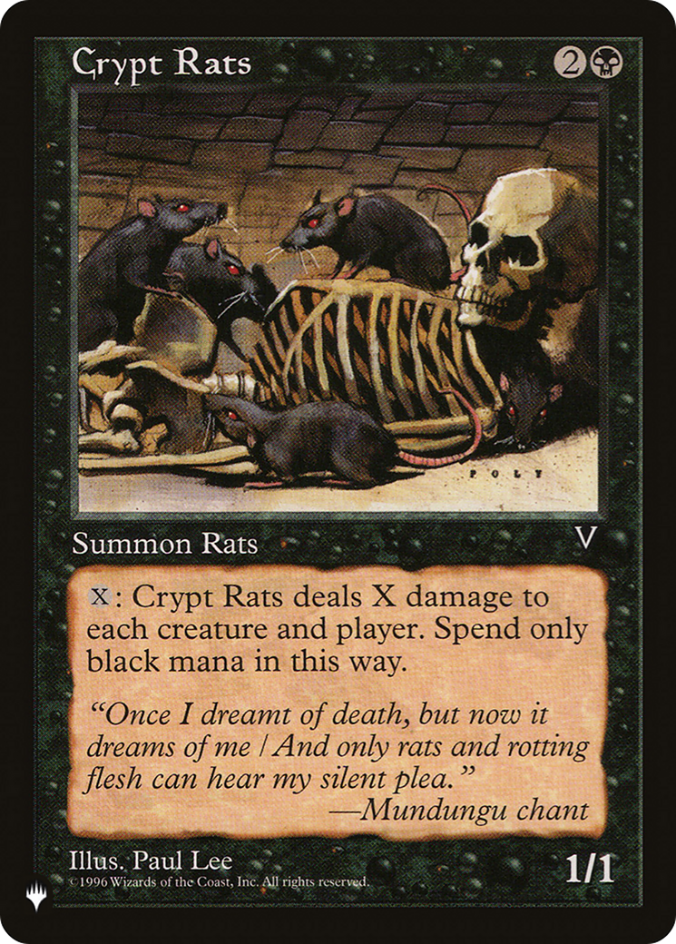 Image of Crypt Rats [The List]