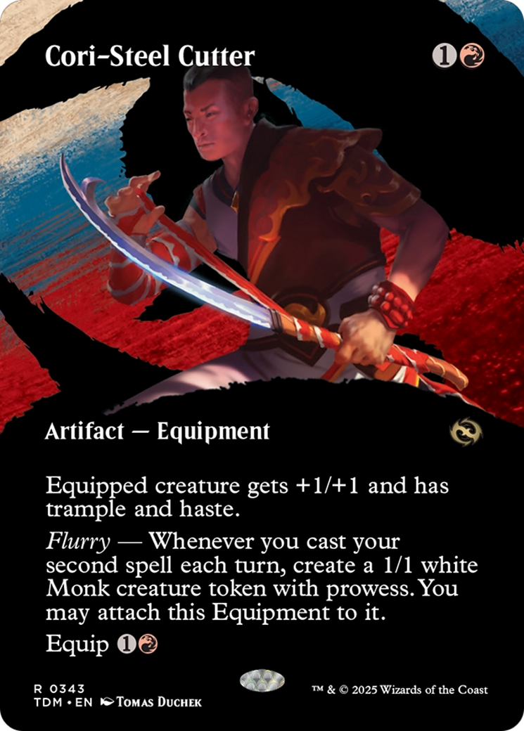 Image of Cori-Steel Cutter (Borderless) [Tarkir: Dragonstorm]