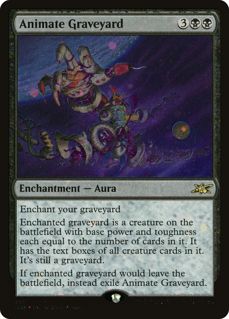 Image of Animate Graveyard (Galaxy Foil) [Unfinity]
