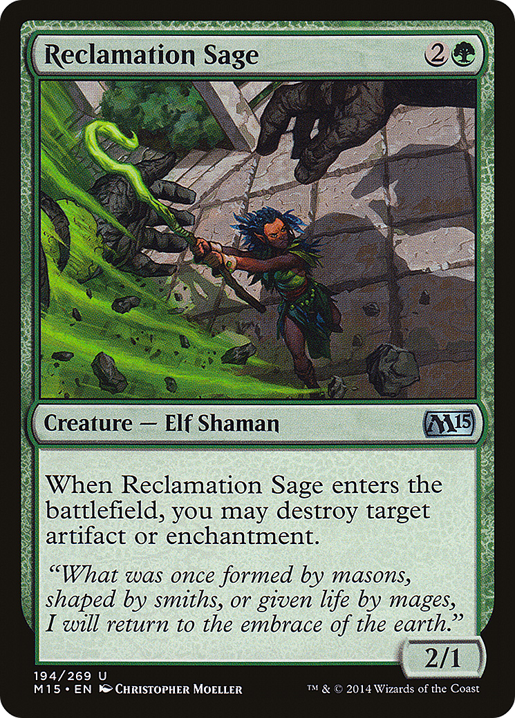 Image of Reclamation Sage [Magic 2015]