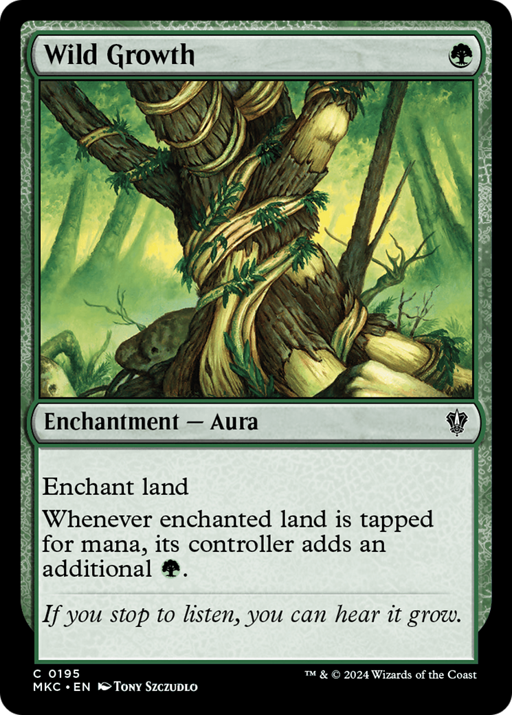Image of Wild Growth [Murders at Karlov Manor Commander]