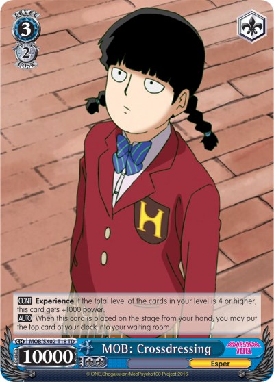 Image of MOB: Crossdressing (MOB/SX02-T18 TD) [Mob Psycho 100]