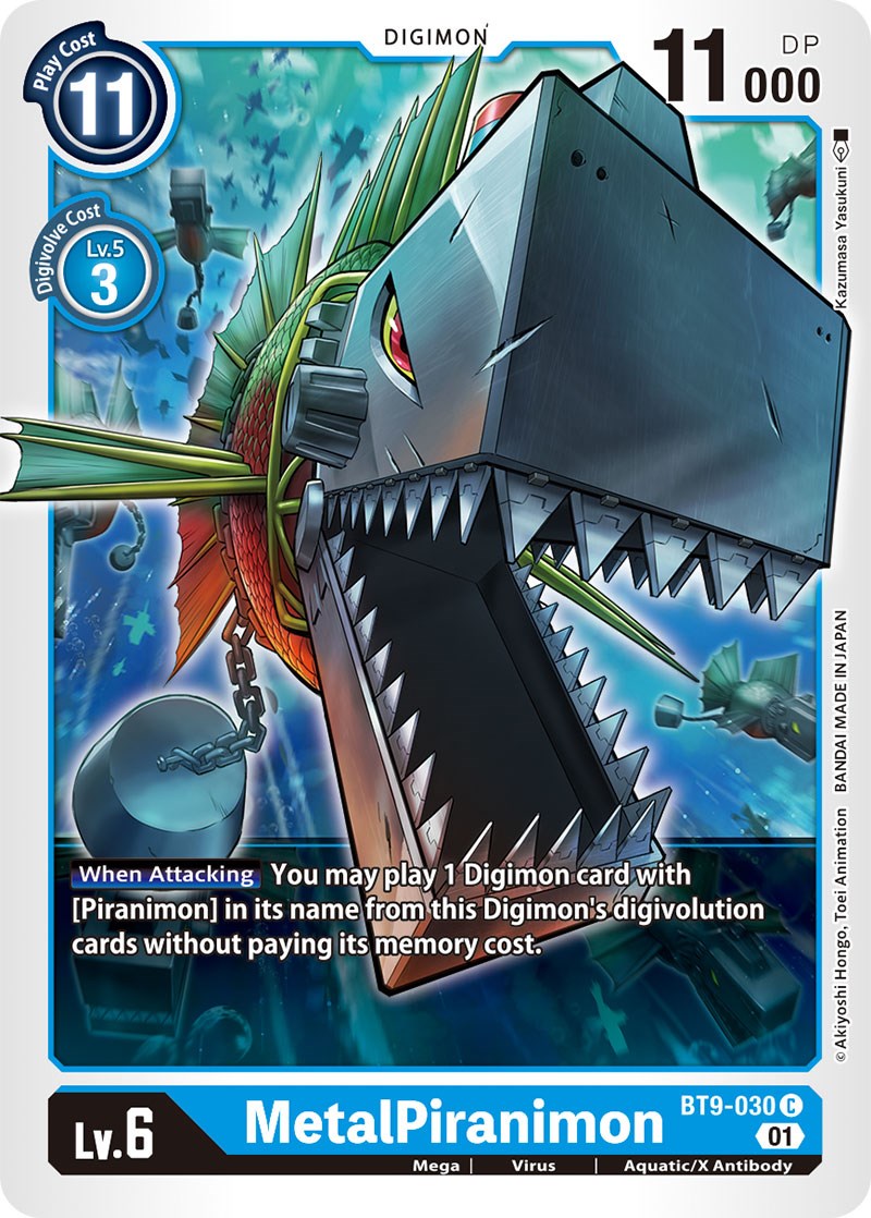 Image of MetalPiranimon [BT9-030] [X Record]