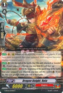 Image of Dragon Knight, Roia (G-BT07/034EN) [Glorious Bravery of Radiant Sword]