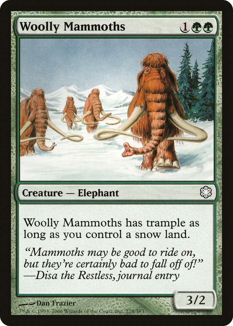 Image of Woolly Mammoths [Coldsnap Theme Decks]