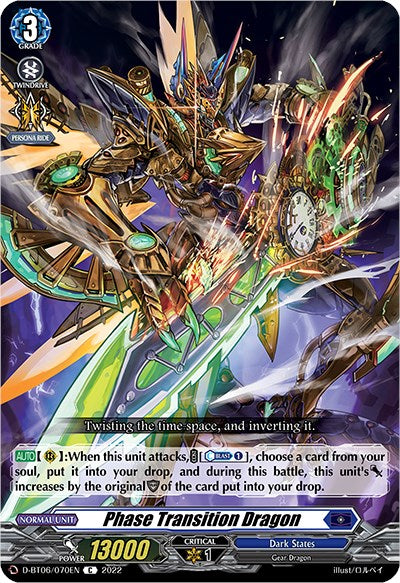 Image of Phase Transition Dragon (D-BT06/070EN) [Blazing Dragon Reborn]