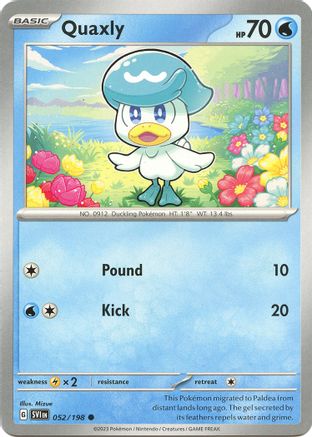 Image of Quaxly (052/198) [Scarlet & Violet: Base Set]