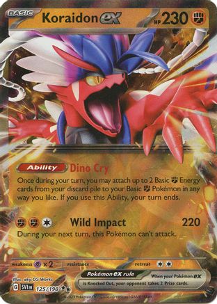 Image of Koraidon ex (125/198) [Scarlet & Violet: Base Set]