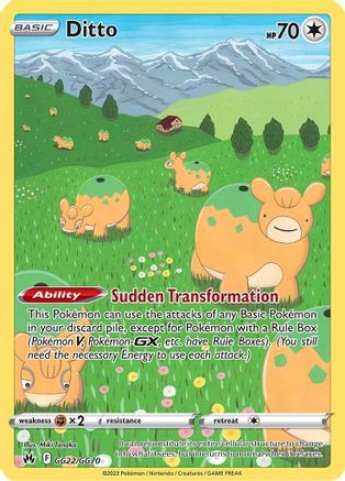 Image of Ditto (GG22/GG70) [Sword & Shield: Crown Zenith]