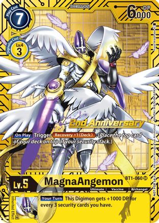 Image of MagnaAngemon [BT1-060] (2nd Anniversary Card Set) [Release Special Booster Promos]