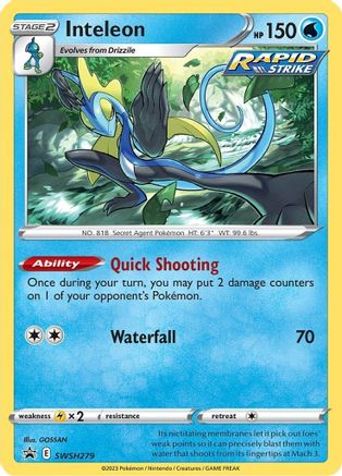 Image of Inteleon (SWSH279) [Sword & Shield: Black Star Promos]