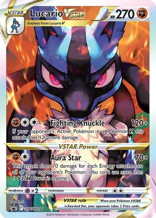 Image of Lucario VSTAR (SWSH291) [Sword & Shield: Black Star Promos]
