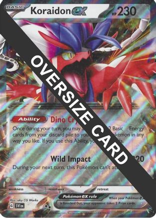 Image of Koraidon ex (125/198) (Jumbo Card) [Scarlet & Violet: Base Set]