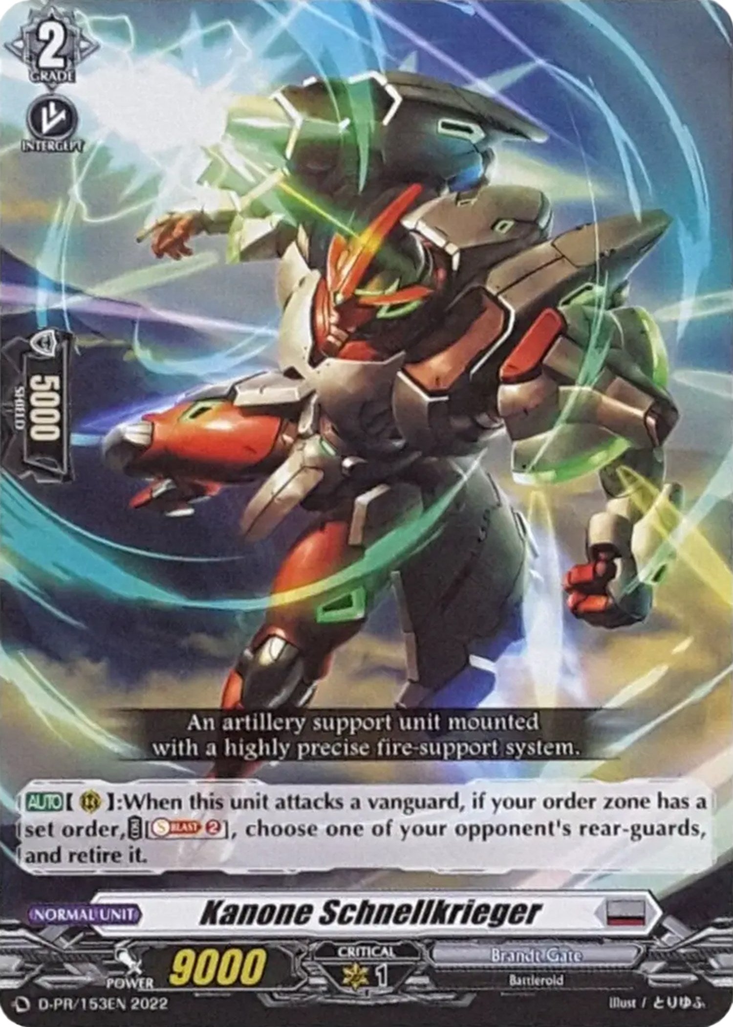 Image of Kanone Schnellkrieger (D-PR/153EN) [D Promo Cards]