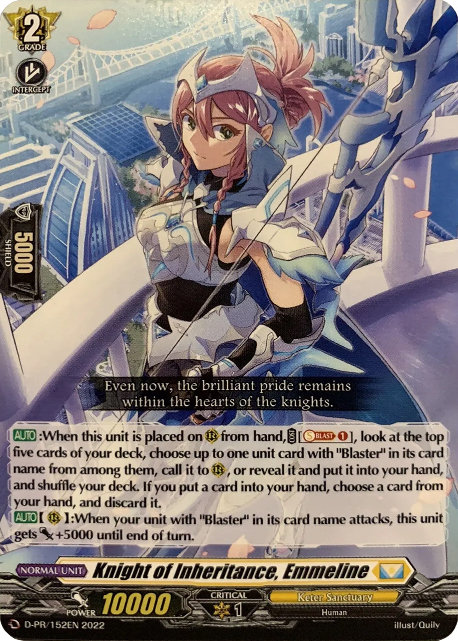 Image of Knight of Inheritance, Emmeline (D-PR/152EN) [D Promo Cards]