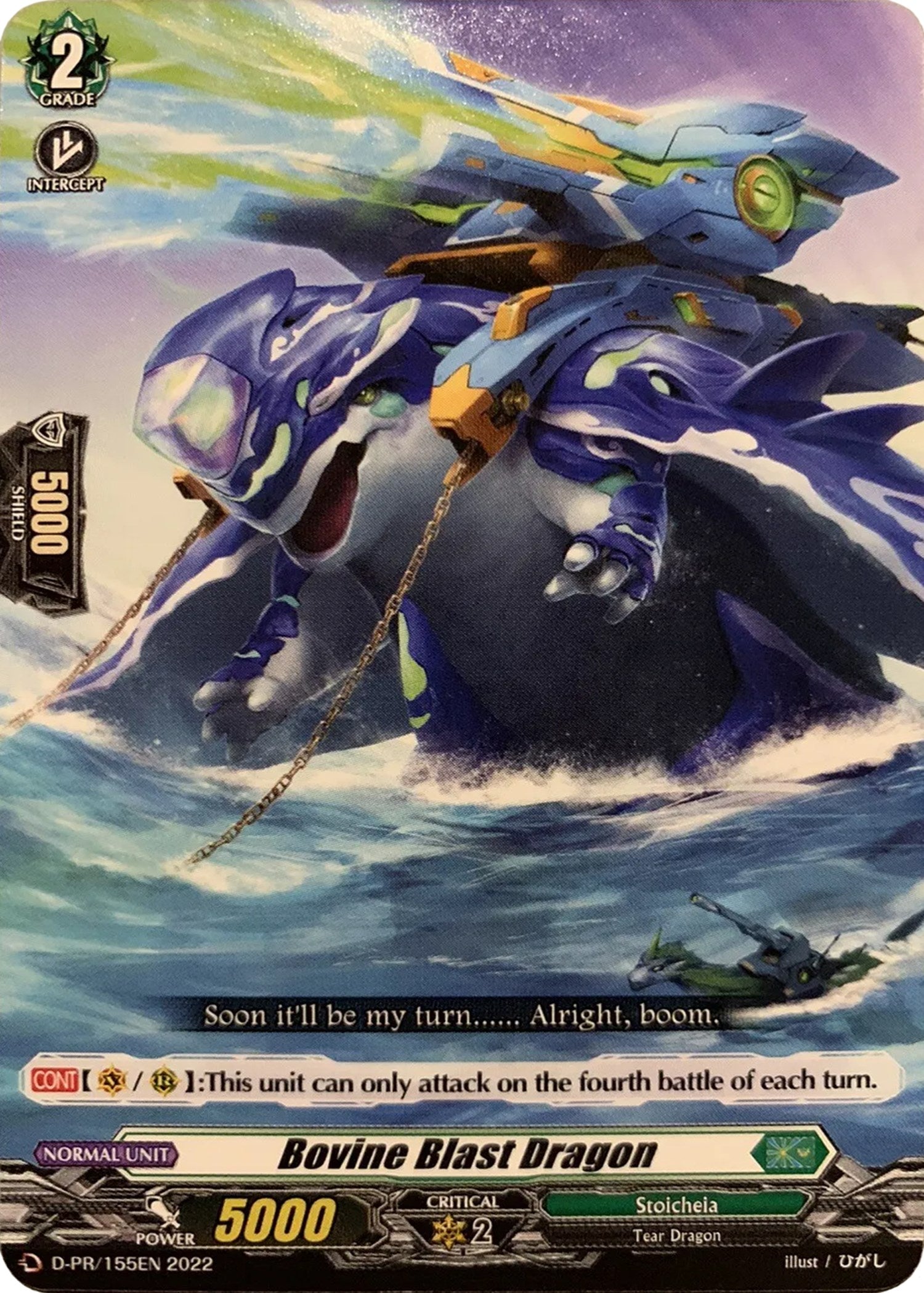 Image of Bovine Blast Dragon (D-PR/155EN) [D Promo Cards]