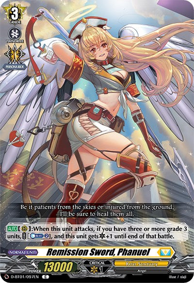 Image of Remission Sword, Phanuel (D-BT01/097EN) [Genesis of the Five Greats]