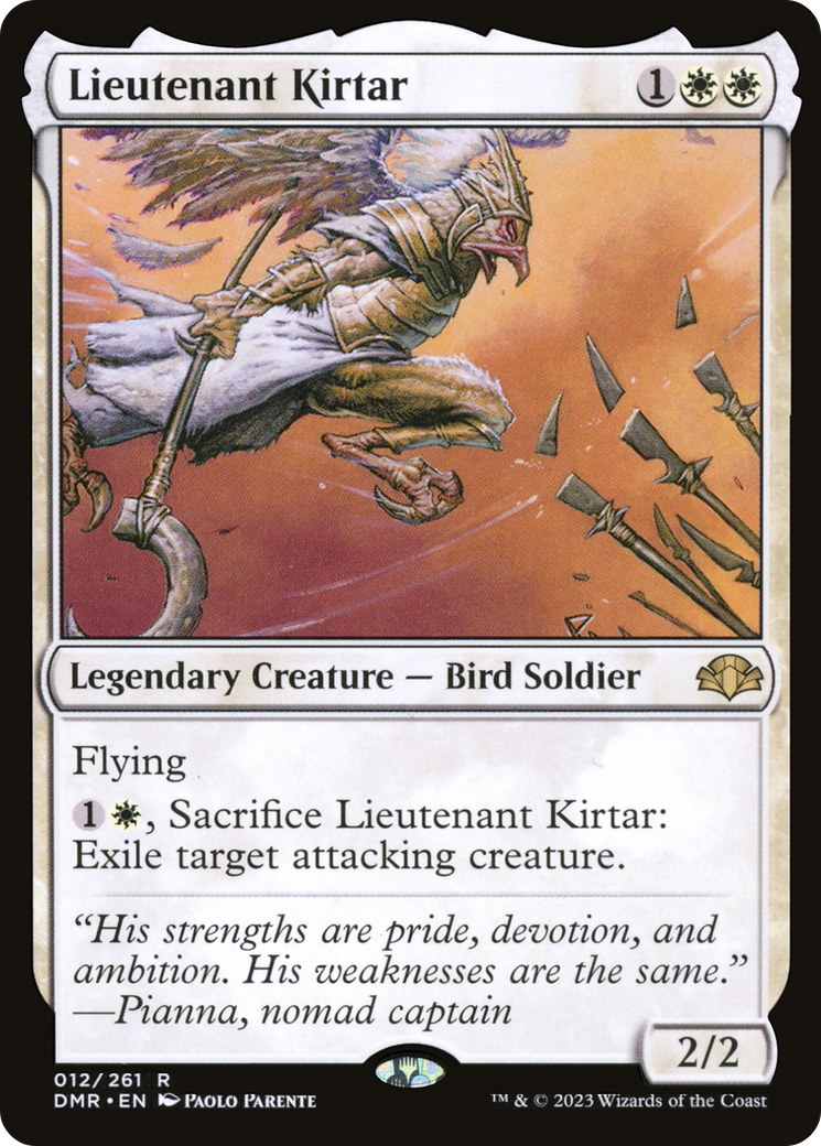 Image of Lieutenant Kirtar [Dominaria Remastered]