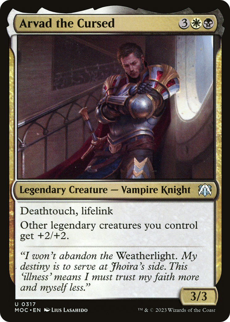 Image of Arvad the Cursed [March of the Machine Commander]