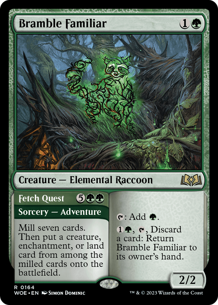 Image of Bramble Familiar // Fetch Quest [Wilds of Eldraine]