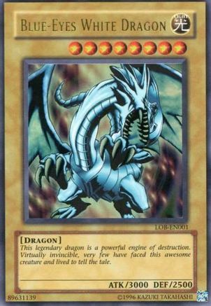 Image of Blue-Eyes White Dragon [LOB-EN001] Ultra Rare