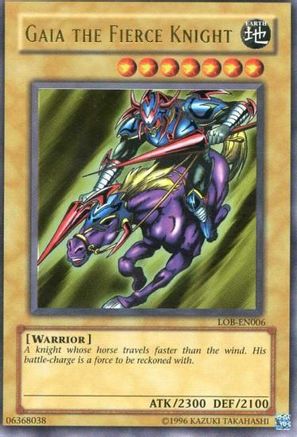 Image of Gaia The Fierce Knight [LOB-EN006] Ultra Rare