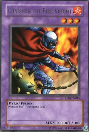 Image of Charubin the Fire Knight [LOB-EN015] Rare