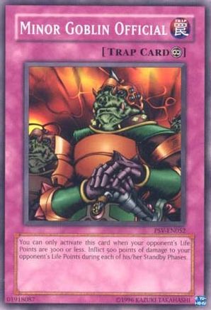 Image of Minor Goblin Official [PSV-EN052] Common