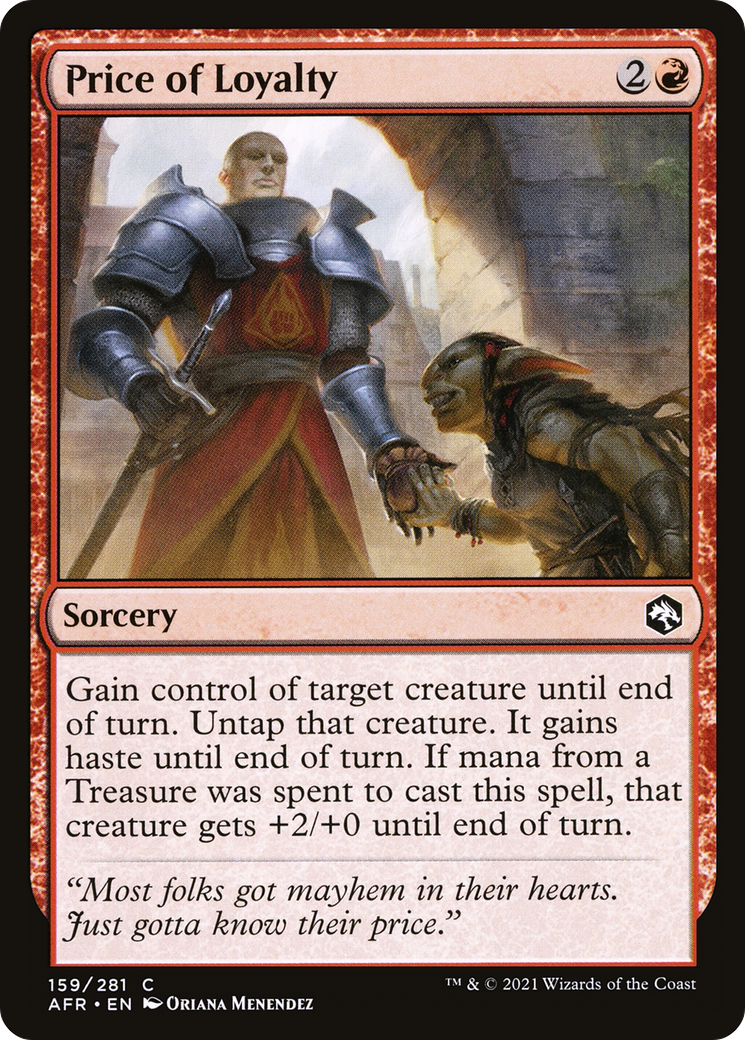 Image of Price of Loyalty [Dungeons & Dragons: Adventures in the Forgotten Realms]