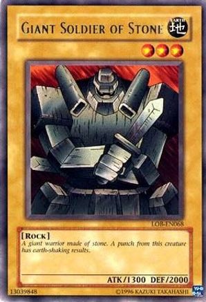 Image of Giant Soldier of Stone [LOB-EN068] Rare