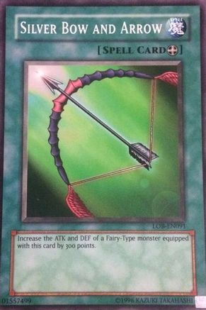 Image of Silver Bow and Arrow [LOB-EN091] Common