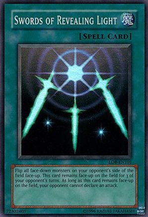 Image of Swords of Revealing Light [LOB-EN101] Super Rare