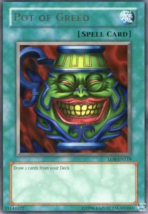Image of Pot of Greed [LOB-EN119] Rare