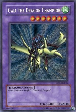 Image of Gaia the Dragon Champion [LOB-EN125] Secret Rare