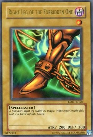 Image of Right Leg of the Forbidden One [LOB-EN120] Ultra Rare